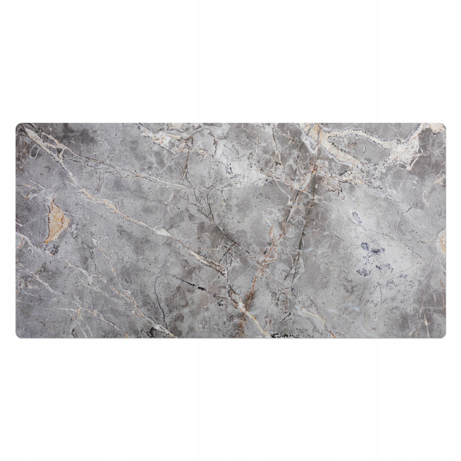 Protiskluzová ochranná podložka na psací stůl v mramorovém stylu 100 x 50 cm