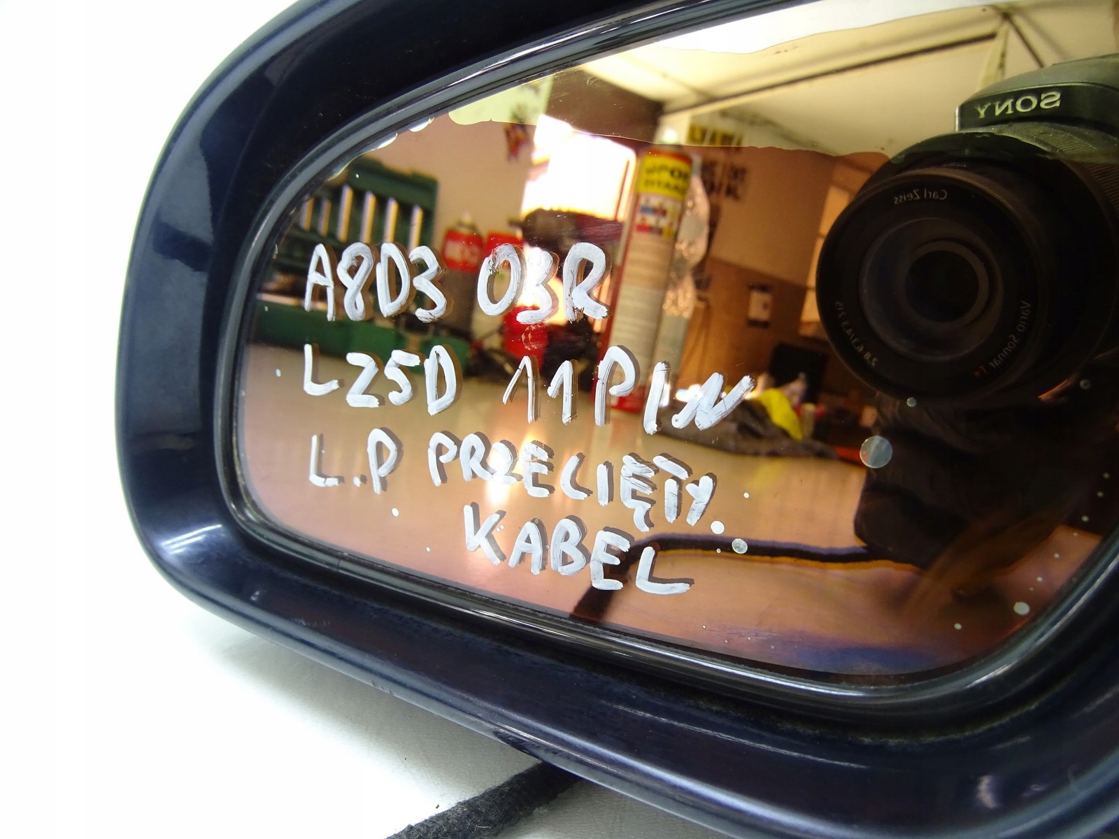 mirror exterior left front AUDI A8 D3 LZ5D 11 PIN