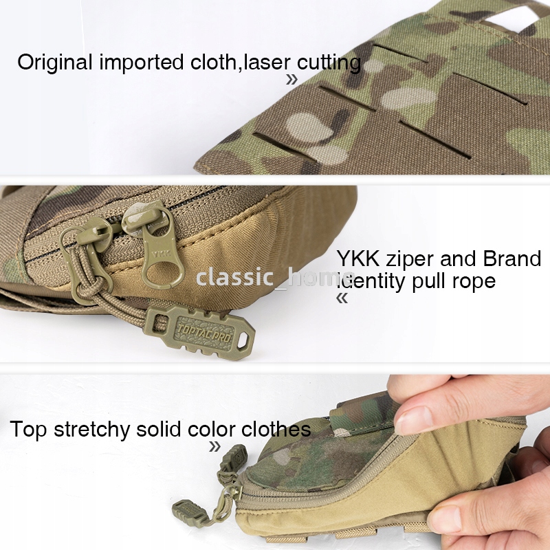 TAKTYCZNA WOJSKOWA TORBA NA PASEK MOLLE EDC,BMC Zapięcie inne