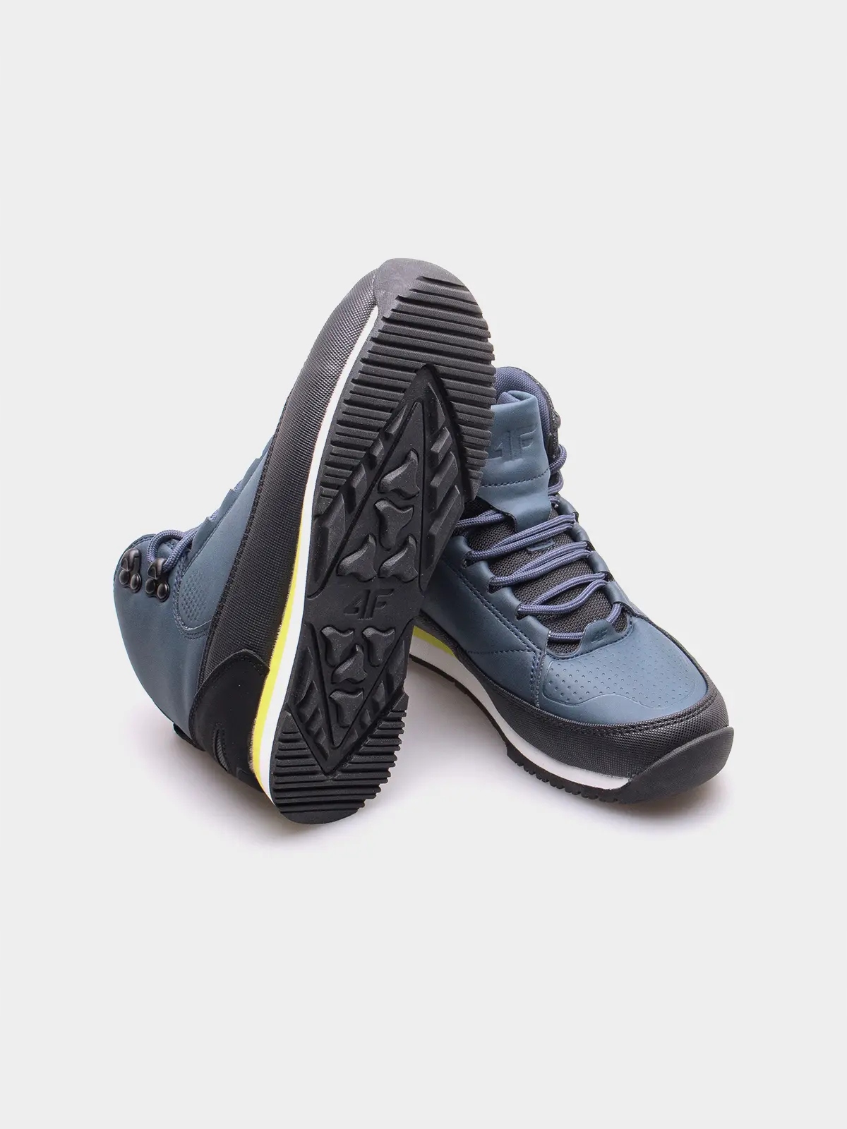 BUTY ZIMOWE DZIECIĘCE 4F JUNIOR TRAPERY OBUWIE JESIENNE SZUROWANE AW22M003 Materiał tworzywo sztuczne