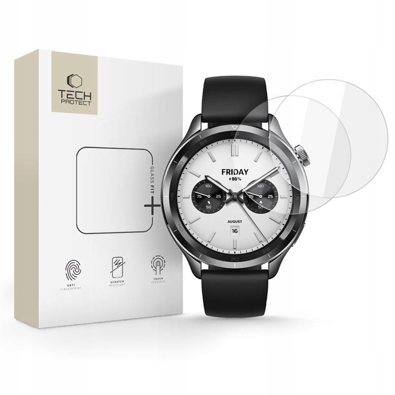 Szkło Hartowane Tech-protect Glass Fit+ 2-PACK Xiaomi Watch S4 (47 MM)