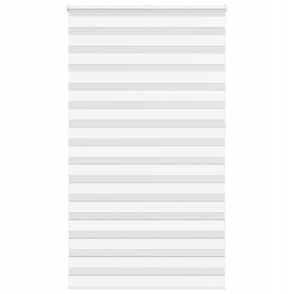 Zebra roleta bílá 130x230 cm šířka látky 125,9 cm polyester Bílá 4014813