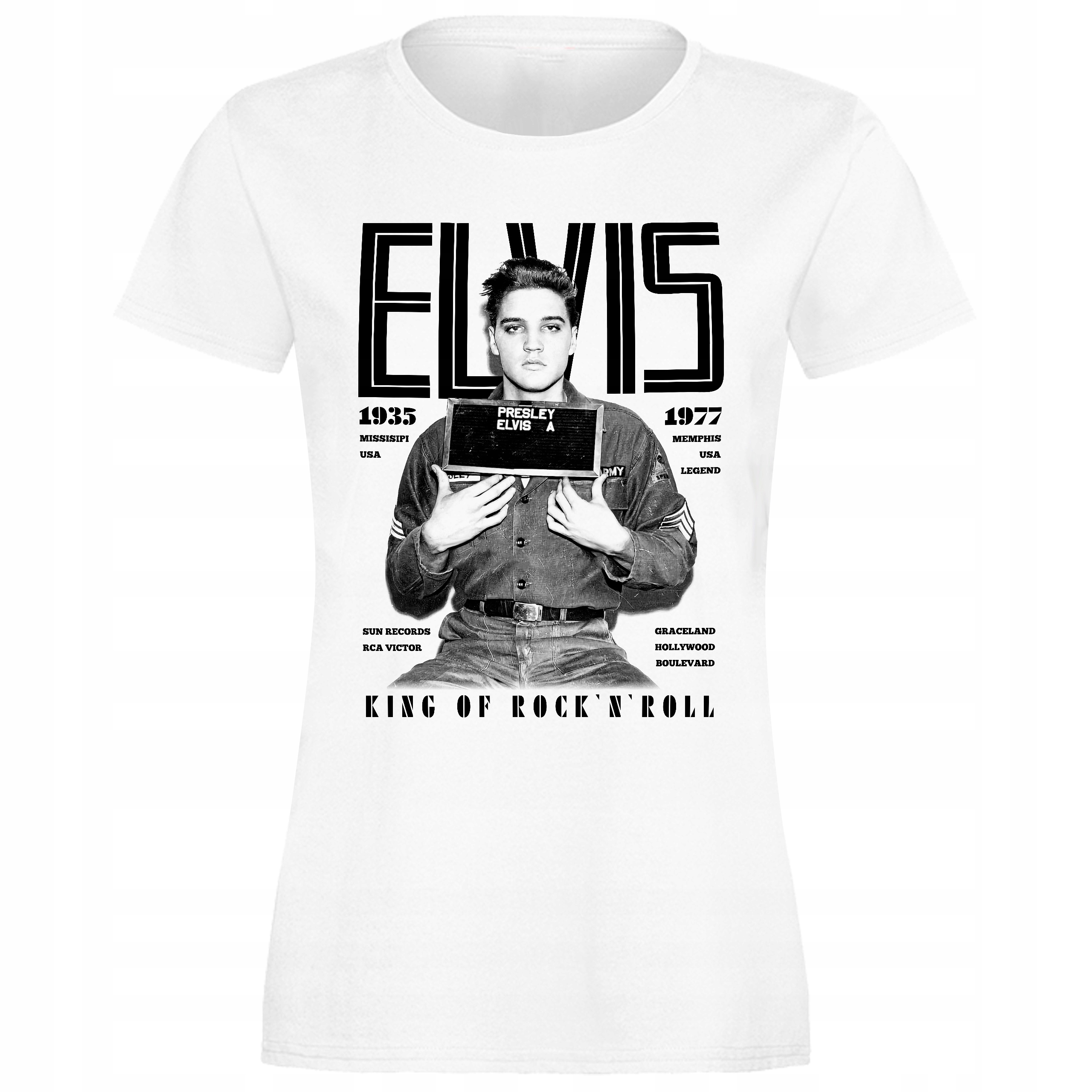 

Damska Koszulka Elvis Presley Dla Fanki Roz XL