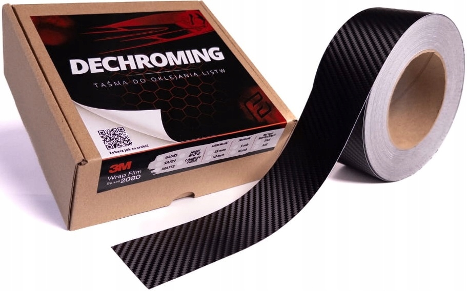 FOLIA CZARNA CARBON DECHROMING 5cm-10m ZESTAW 3M EAN (GTIN) 700285019949