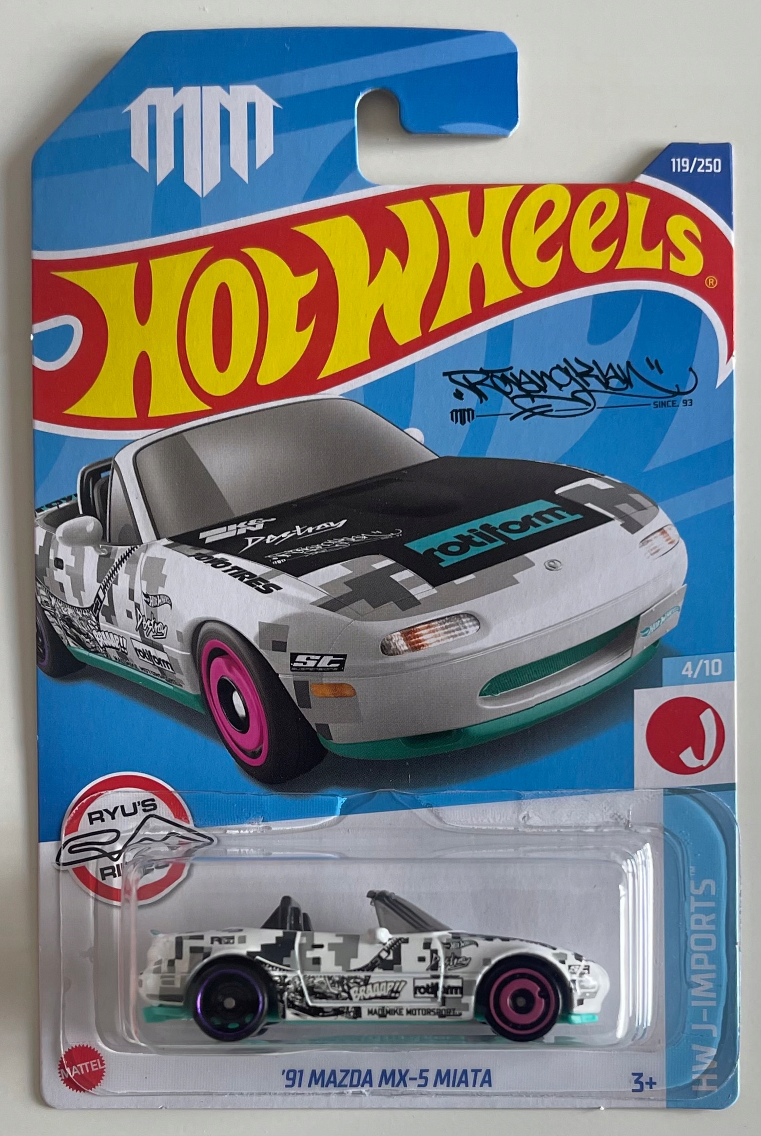 Hot Wheels ’91 Mazda MX-5 Miata