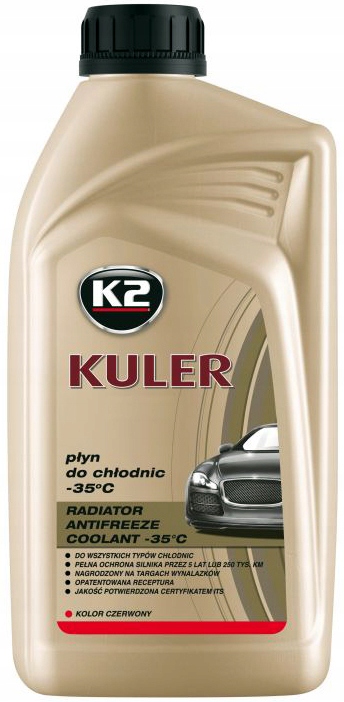 

K2 Kuler Long Life Płyn Do Chłodnic Czerwony 1L