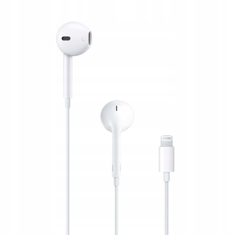 ORYGINALNE SŁUCHAWKI DOUSZNE PRZEWODOWE APPLE IPHONE EARPODS LIGTHNING Model A1748