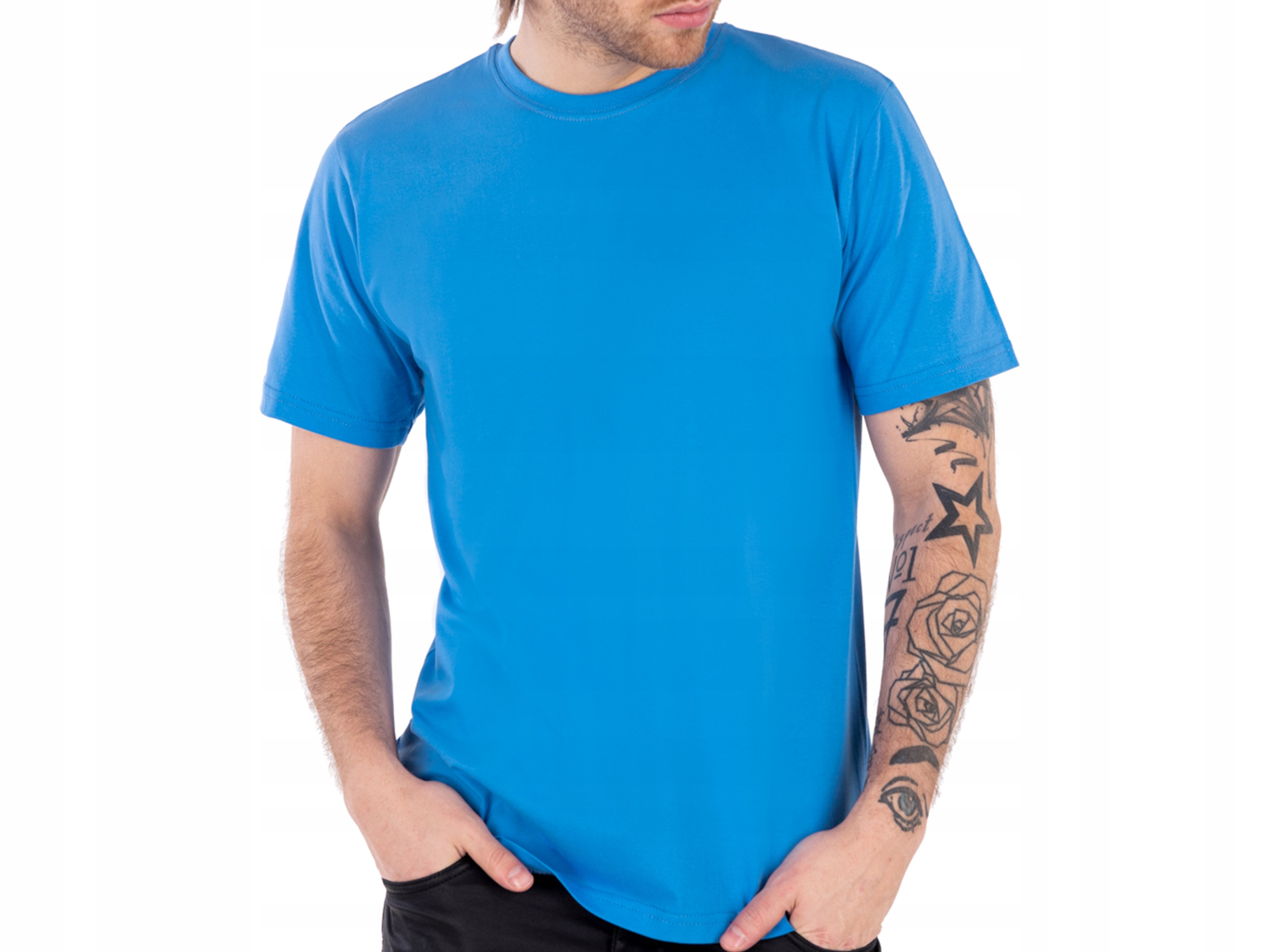 

Koszulka T-shirt Aleksander jasny niebieski 4XL