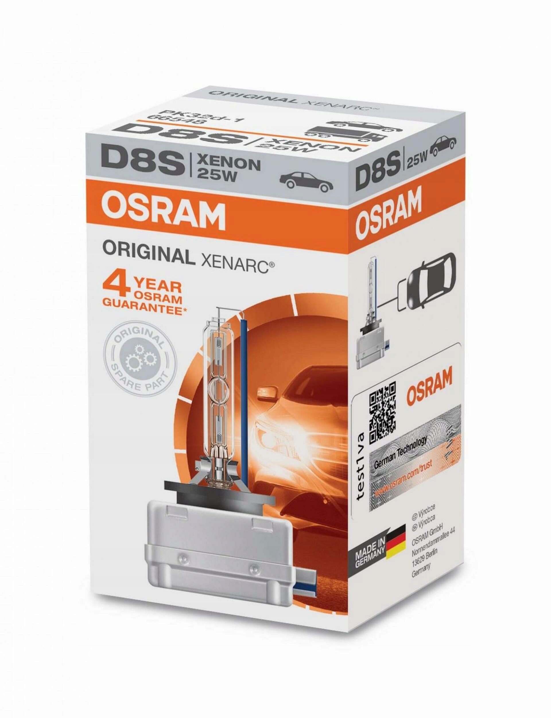 Osram Xenarc D8S 66548 xenónová výbojka 25W PK32d-1