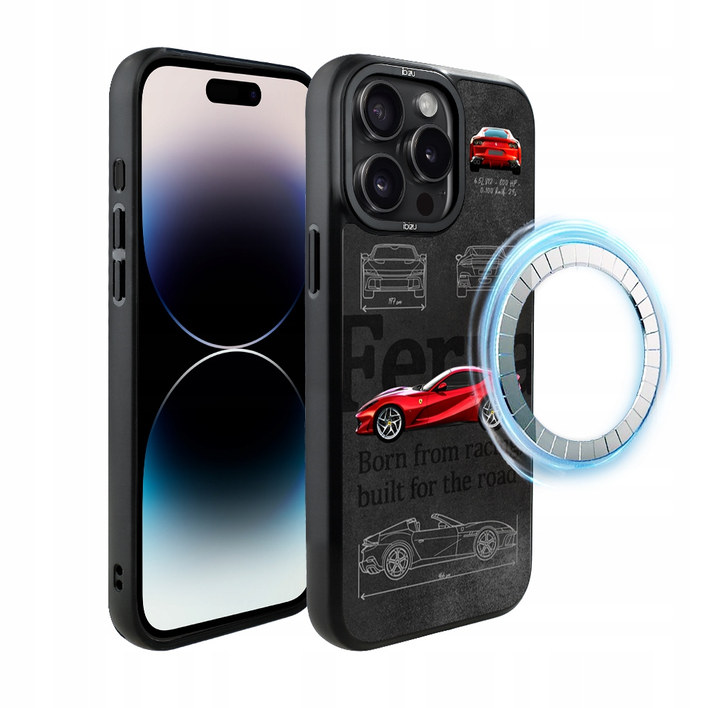 Matný Pouzdro Ibizu DropGuard s MagSafe pro iPhone 14 Pro Max, 812 Superfast