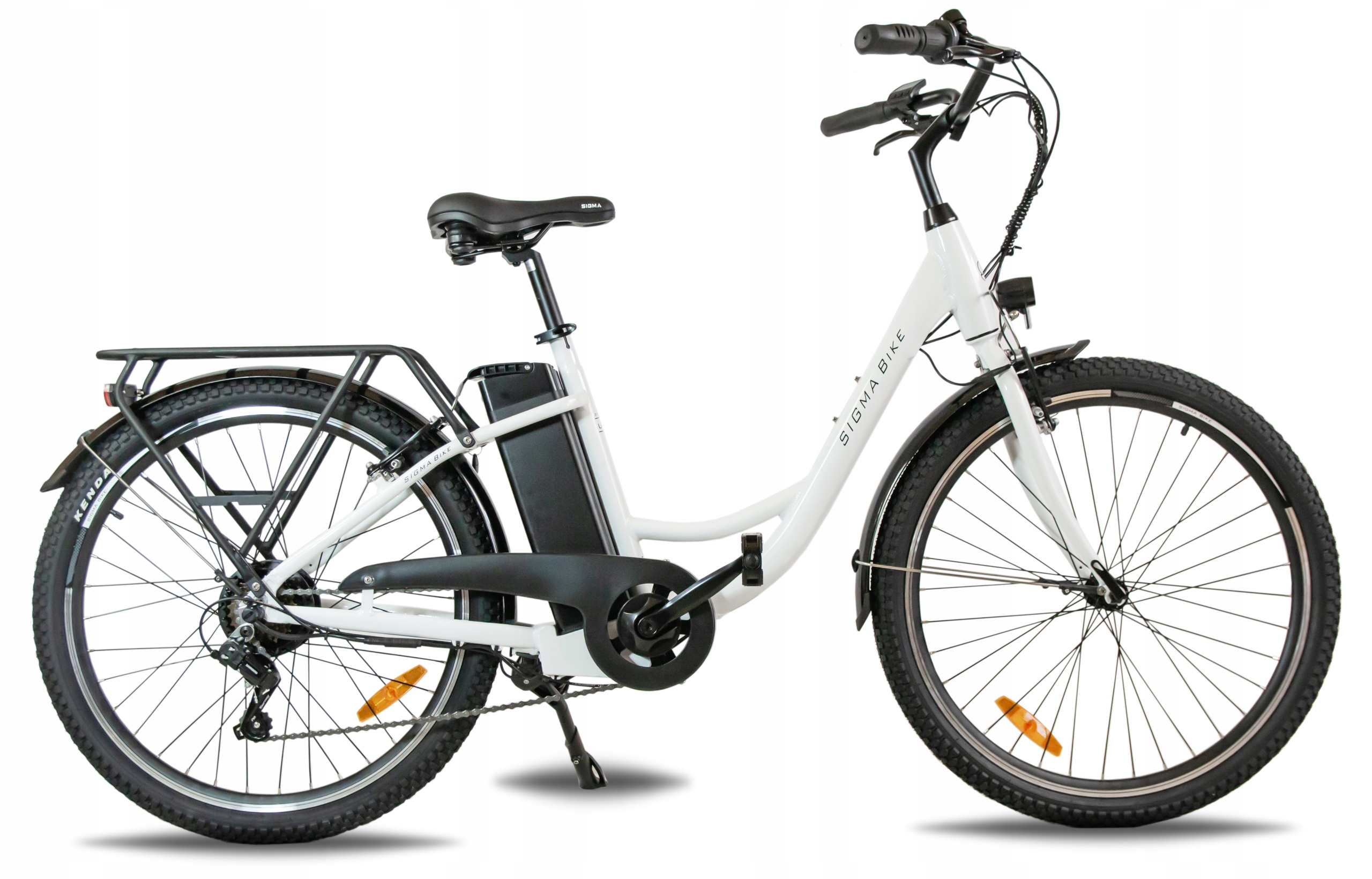 Rower Elektryczny Miejski Damski Męski 26 Lit-Jon 13Ah 90km 3 tryby Alu