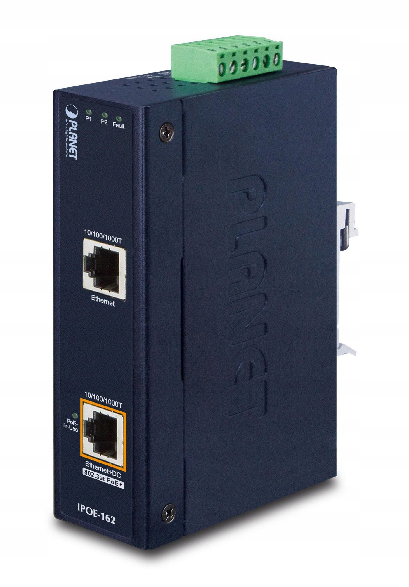 Planet IPOE-162 sieťové pripojenie Nespravovaný Gigabit Ethernet