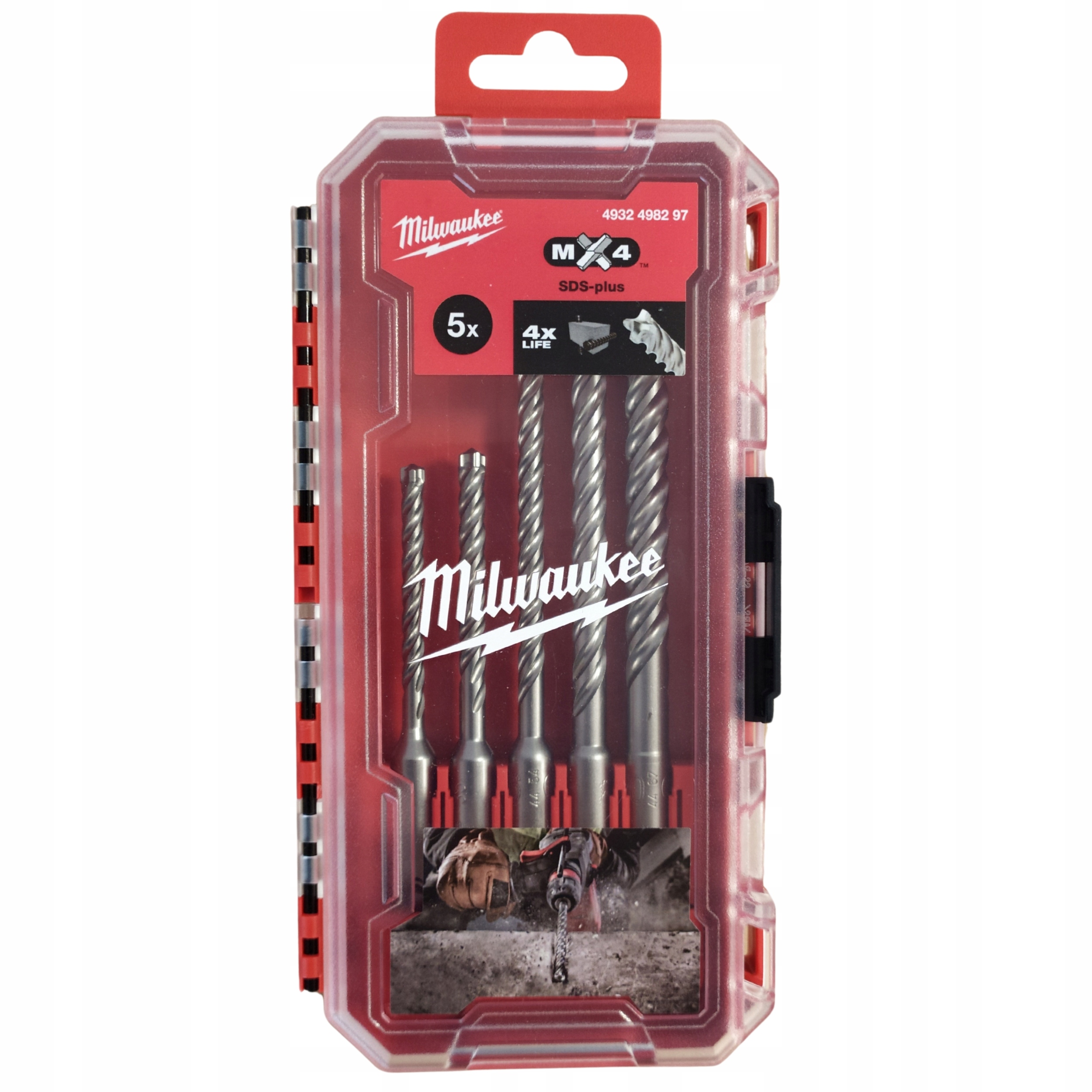 Zestaw wierteł Sds+ MX4 5-10mm 5 szt. 4932498297