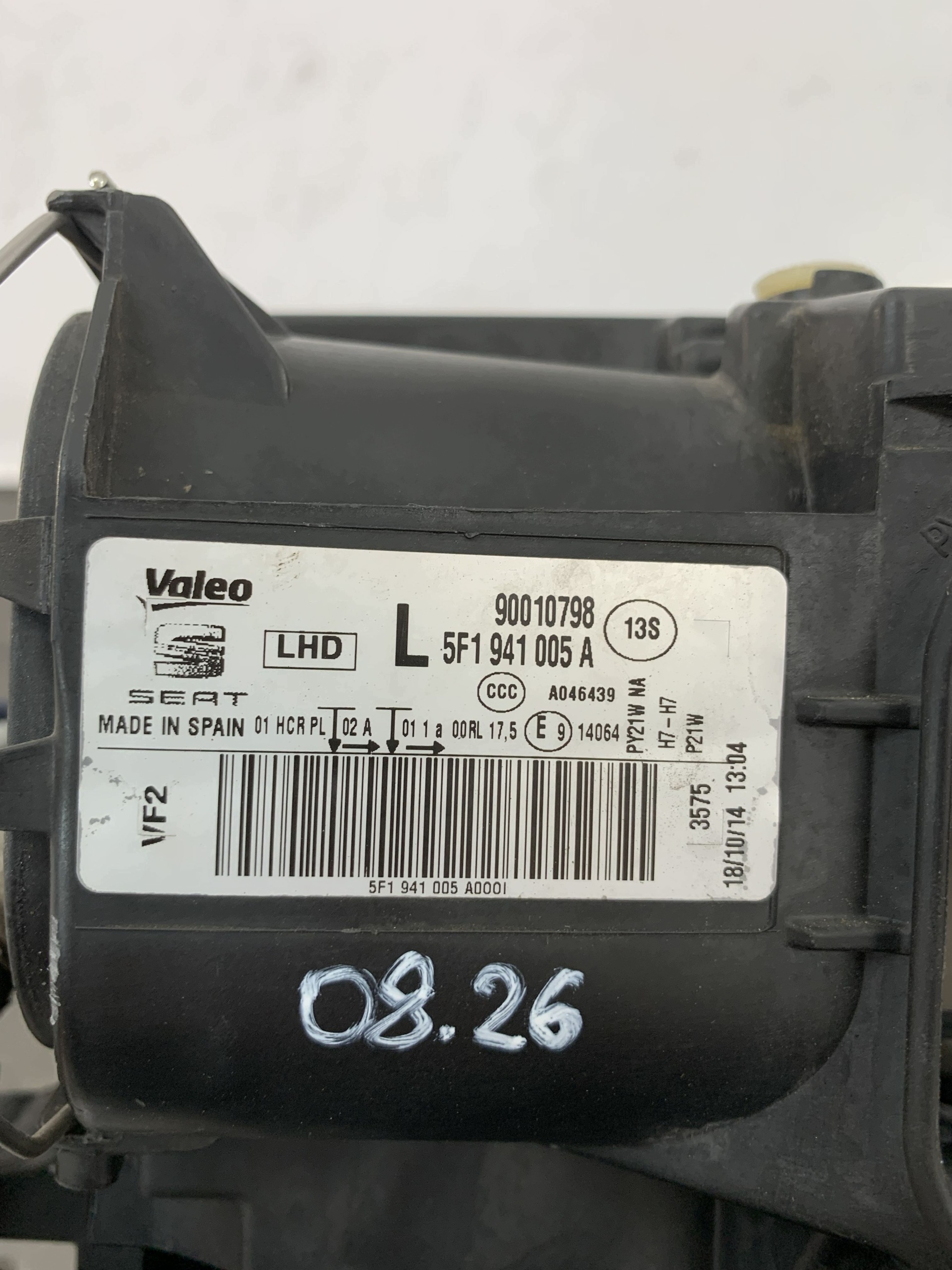 light Reflektor left Seat Leon 3 III 12-17r 5F1941005A 08.26