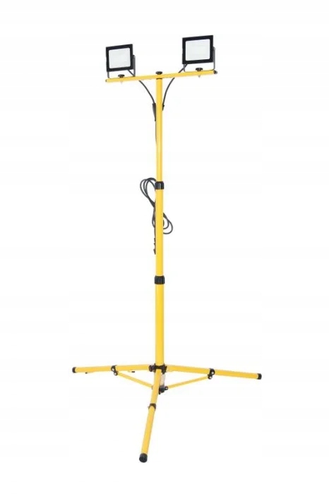Stavebný statív s Led reflektormi 2x 100 W a káblom 162 cm Ecolight