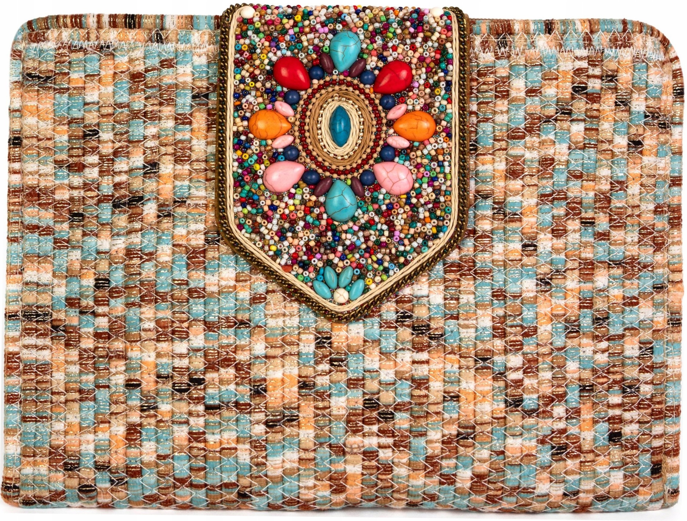 Kabelka psaníčko Parwati – elegantní originální na léto svatební hostina Multicolor