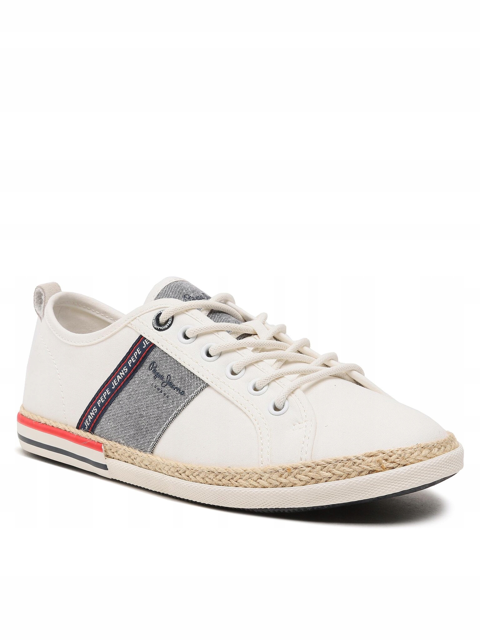 Pepe Jeans Espadryle Maoui Tape PMS30917 White 800