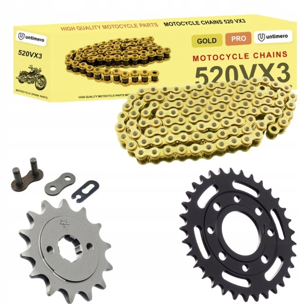 WZMACN. NAPĘD ŁAŃCUCH HONDA VT 125 SHADOW 99-07r.