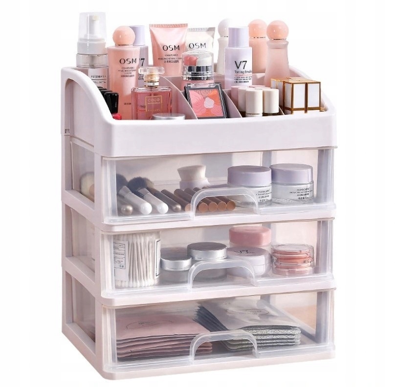 

Szkatułka Organizer Na Kosmetyki Szuflady XXL