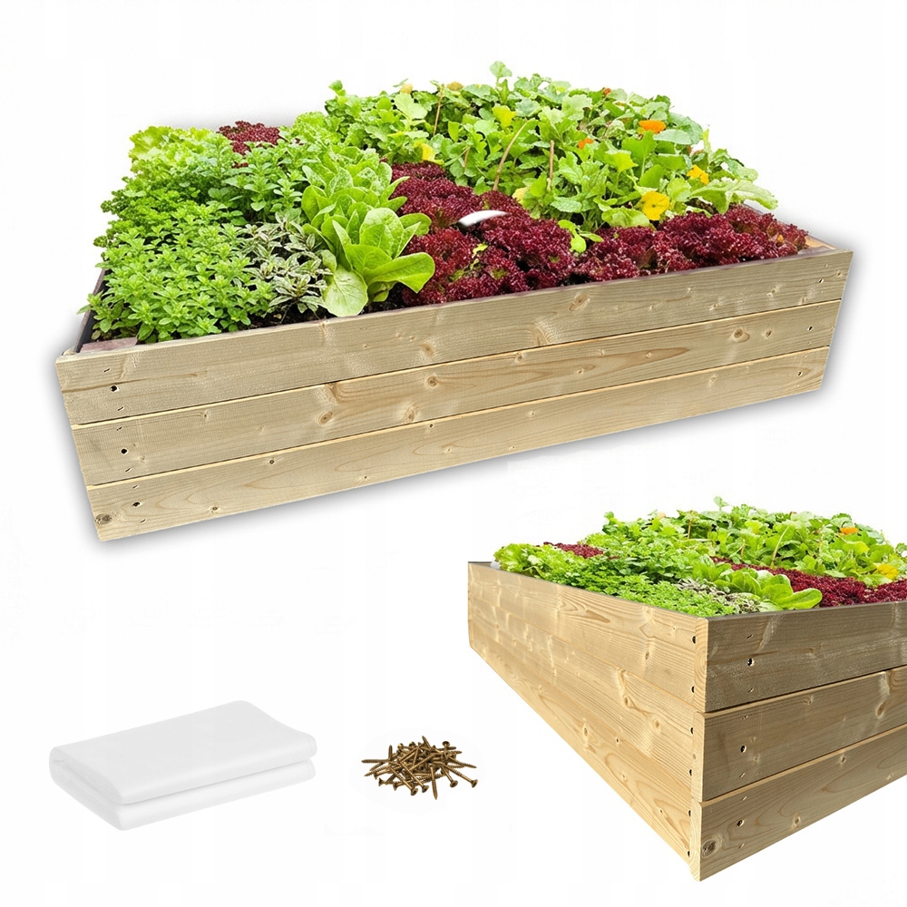 Zeleninová Zahrada, Vyvýšený Záhon Pařeniště Vyvýšený ZÁHON120x60x28 cm