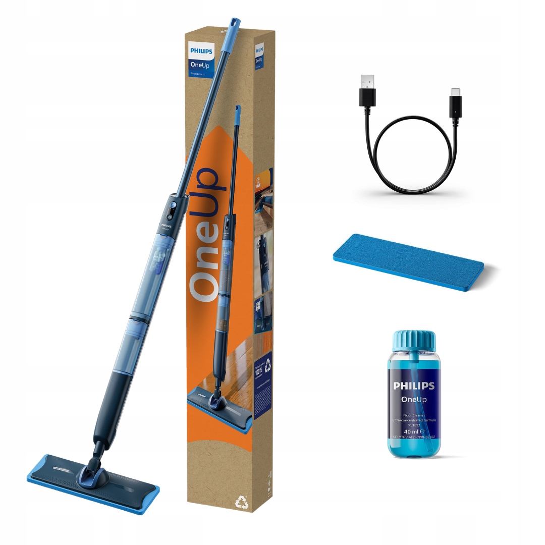 Elektrický mop Philips OneUp XV5113/01 (bezdrôtový) 70 min 2 x pady