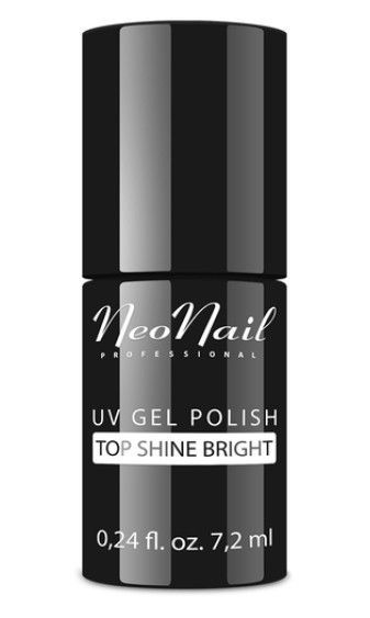 Neonail Top Shine Bright Bez Przemywania Połysk