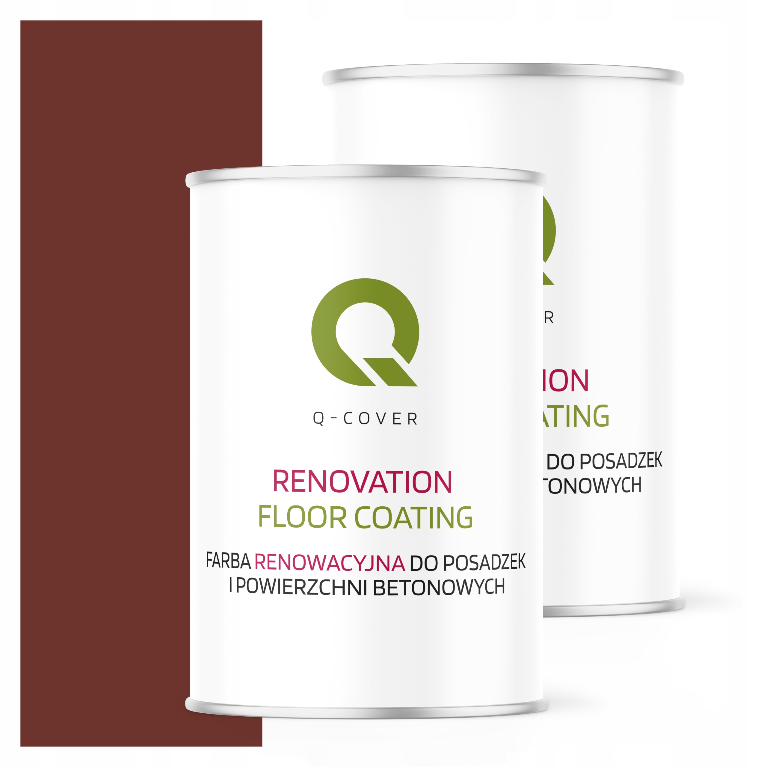 Ochranná farba na betónové podlahy Renovačná čerešňová 3009 Polomat 1L