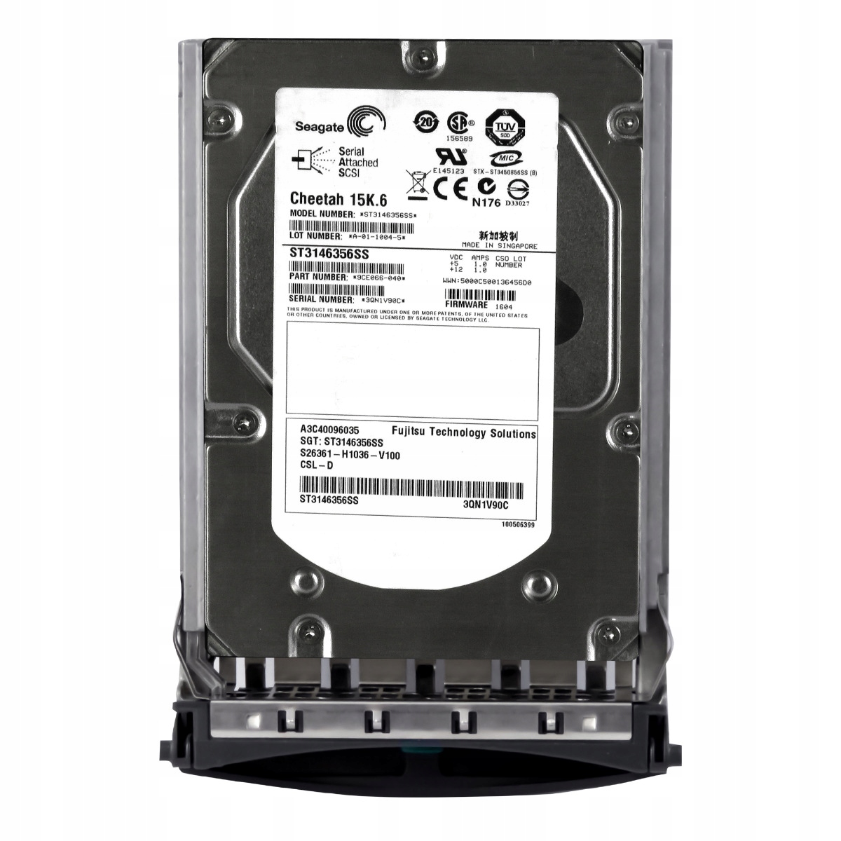 Fujitsu A3C40096035 146GB Sas 15K 3.5' ST3146356SS