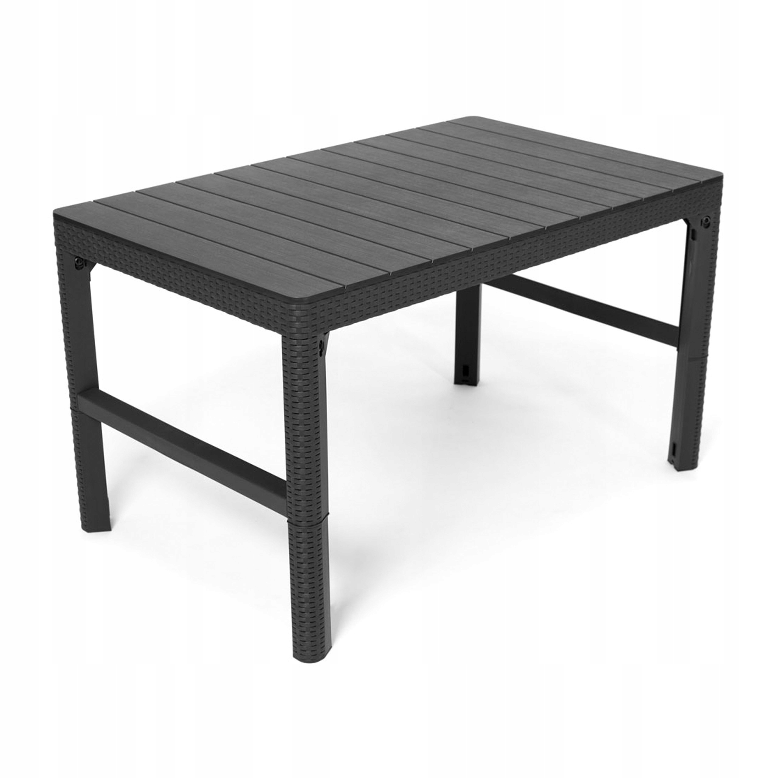 STÓŁ OGRODOWY STOLIK REGULOWANY KETER 2w1 GRAFIT Kod producenta 8711245143446