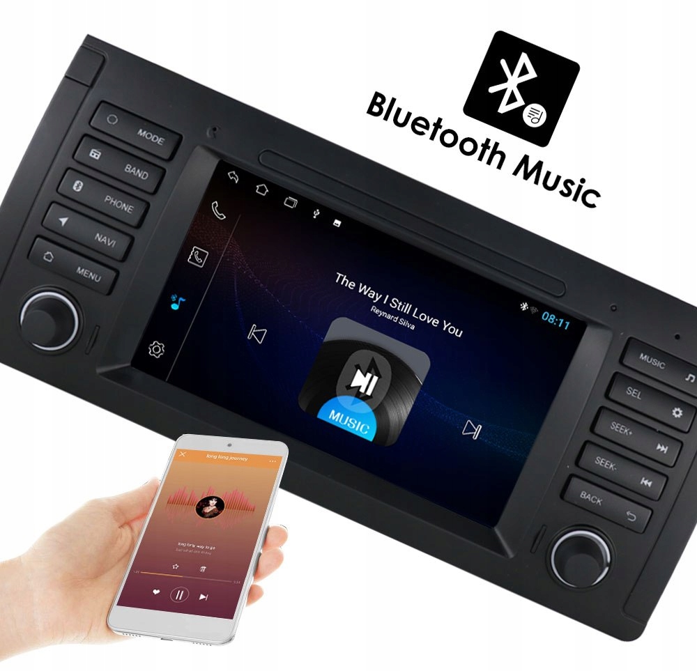 Radio ANDROID 11 1/32G GPS BMW E39 E53 PL Model Android