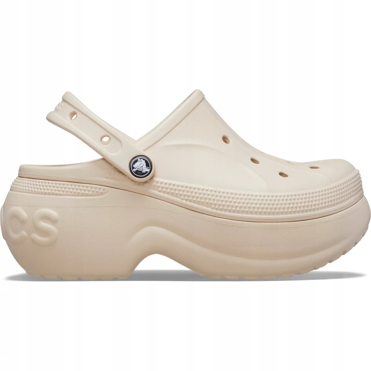 Dámské Sandály Crocs Bella Clog 210062 Béžové Nazouváky Platforma 38-39 W8