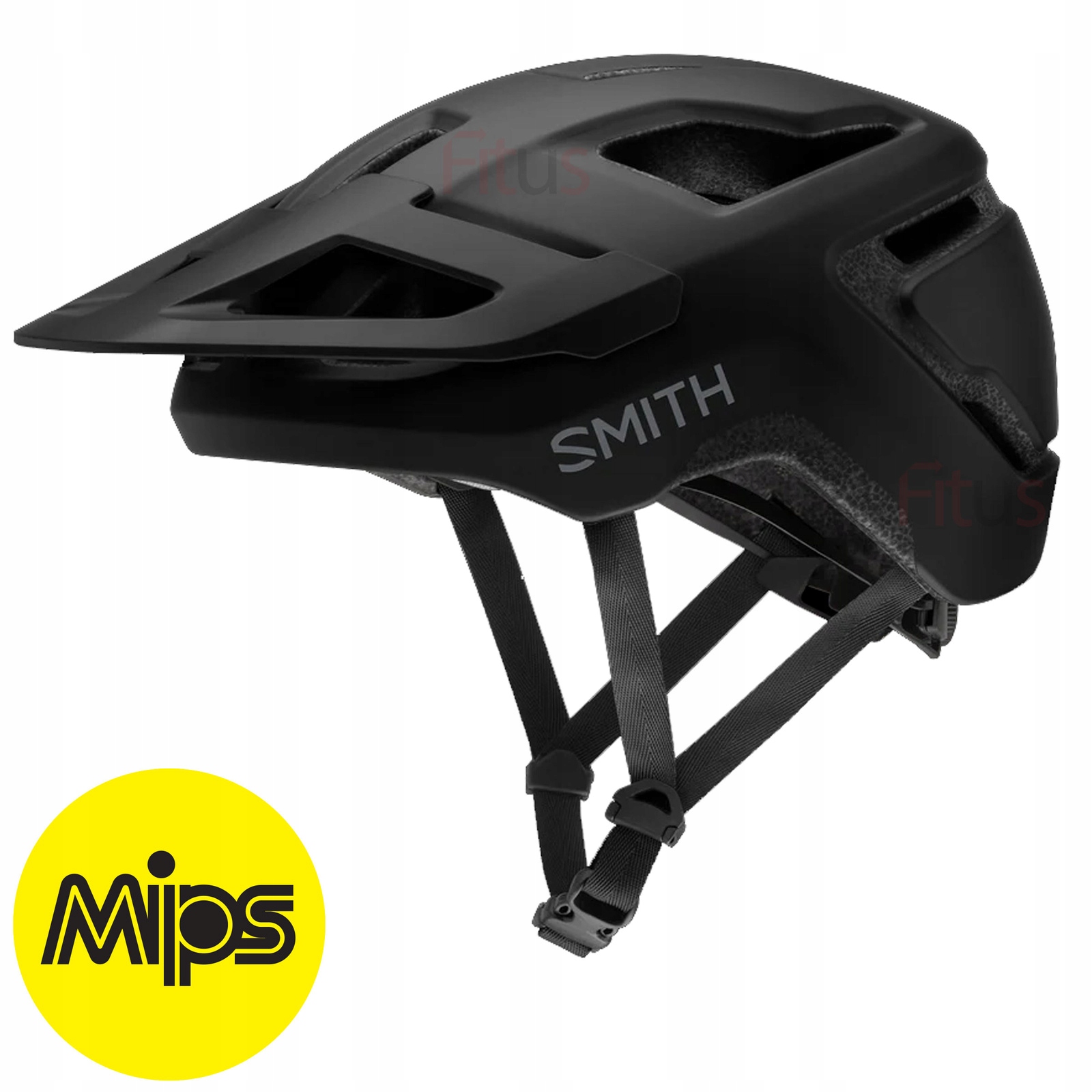 Smith Pilot Mips Kask Rowerowy z daszkiem Mtb Czarny (Matte Black) XL 61-65