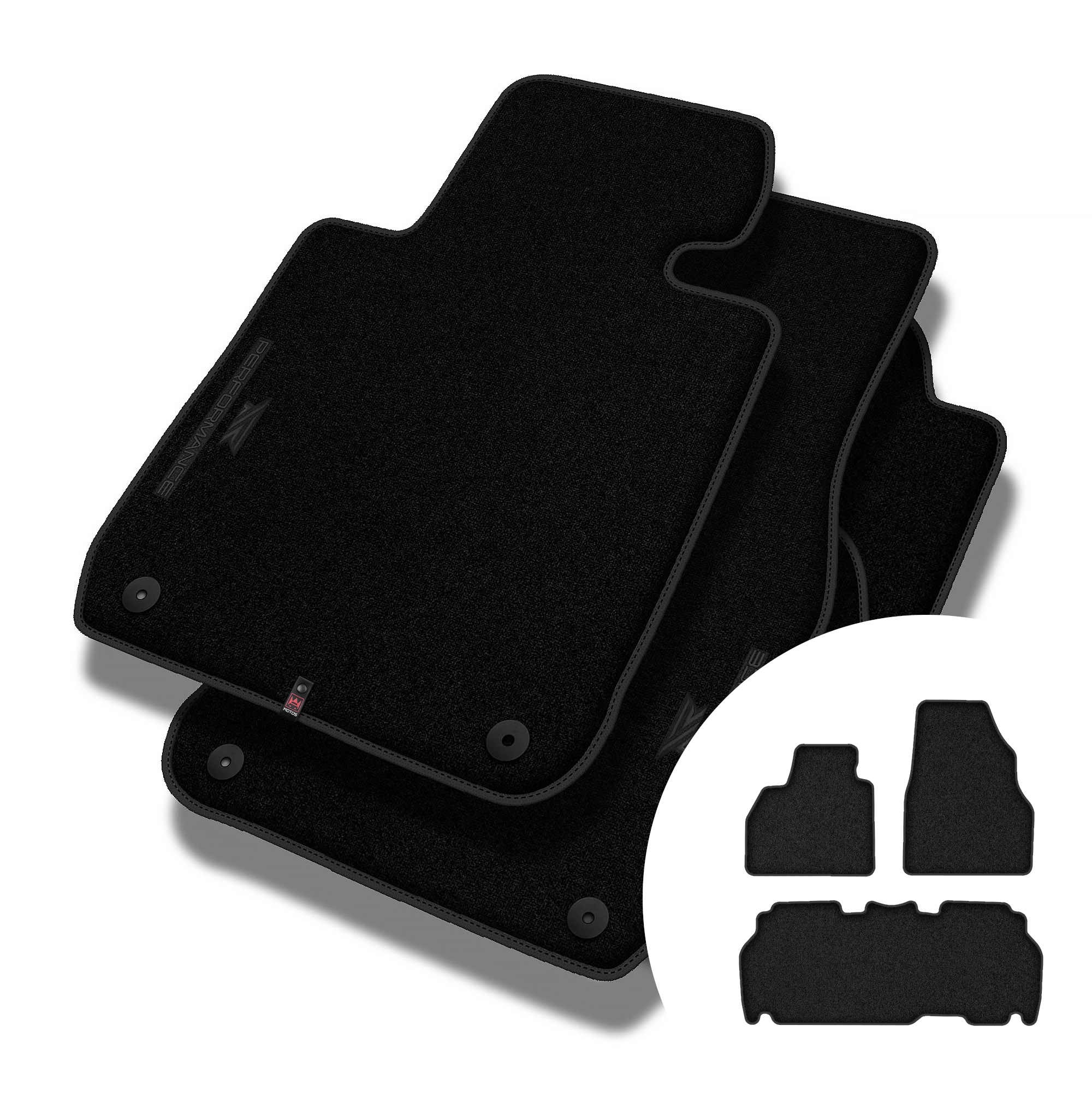 Velúrové koberčeky Performance Premium pre Renault Kangoo II 2007-2021