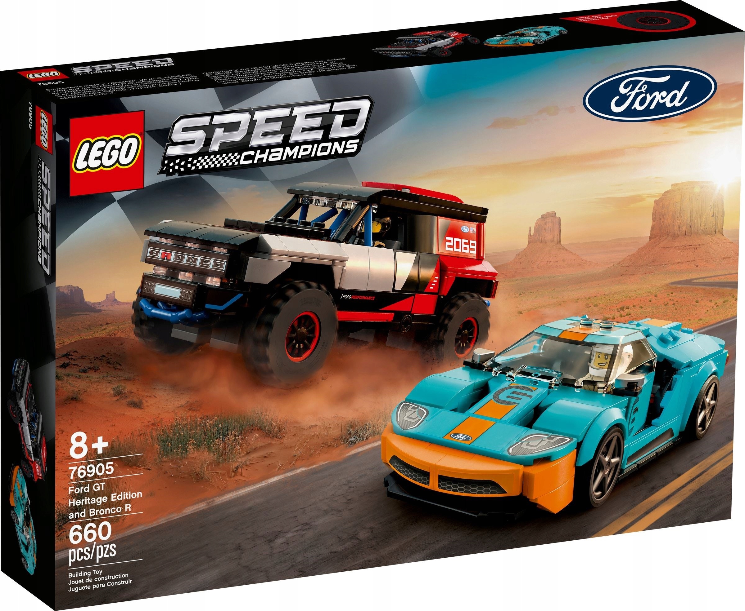 LEGO Speed Champions 76905 Ford GT i Bronco R