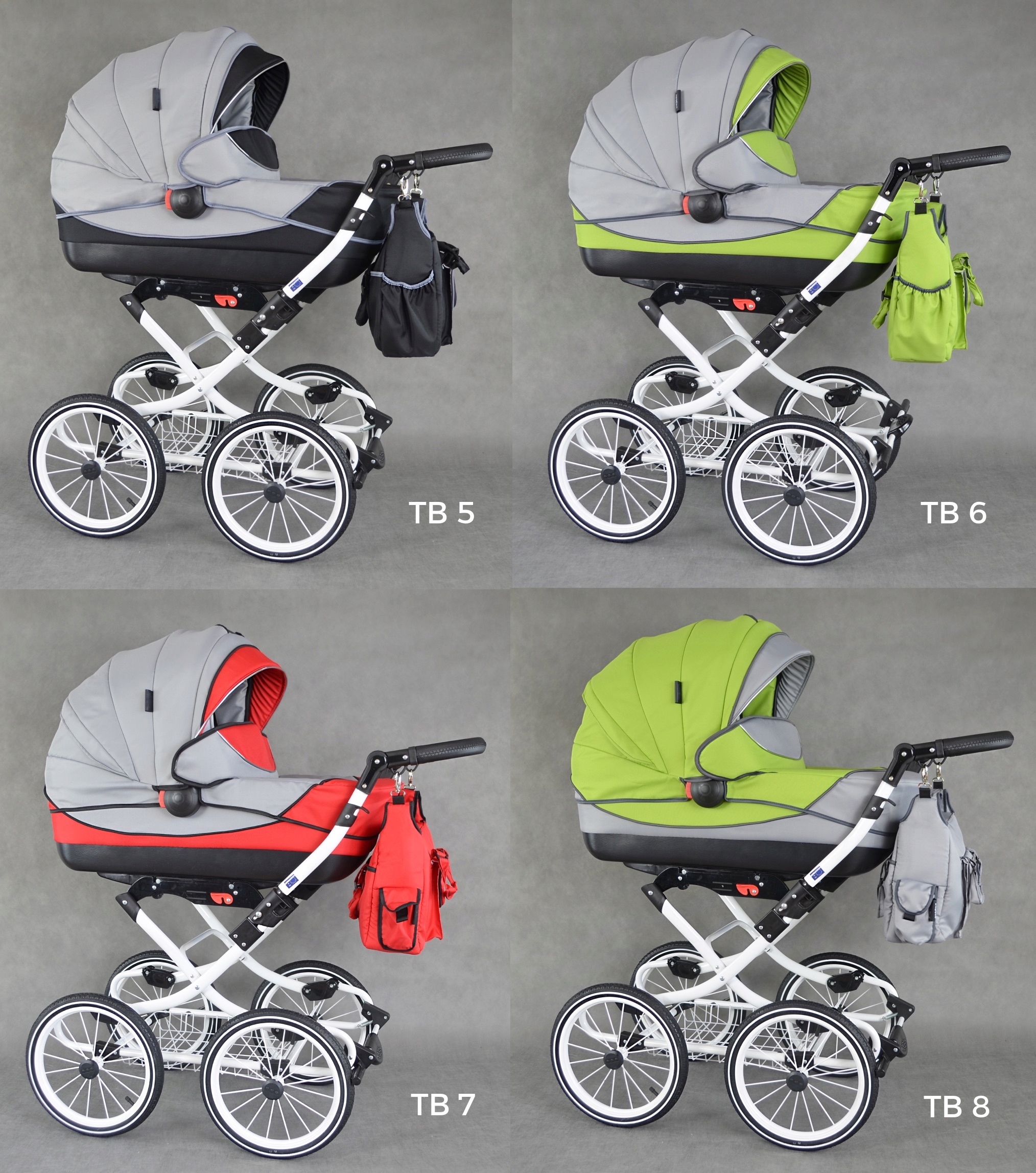 KLASYCZNY WÓZEK DZIECIĘCY 3w1 VIKO RETRO CHROM WIELOFUNKCYJNY Marka Babe boss