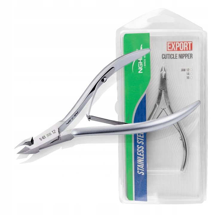 Cążki do skórek Nghia C-07 JAW 12 4 mm PROFESJONAL