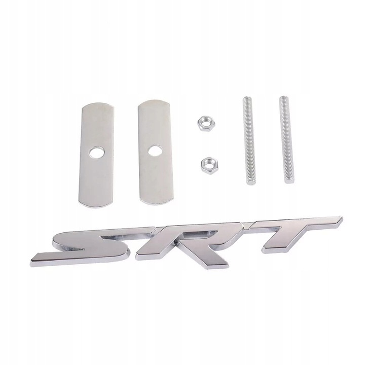 EMBLEMAT LOGO GRILL SRT DODGE JEEP CHRYSLER SREBRN Marka Jeep
