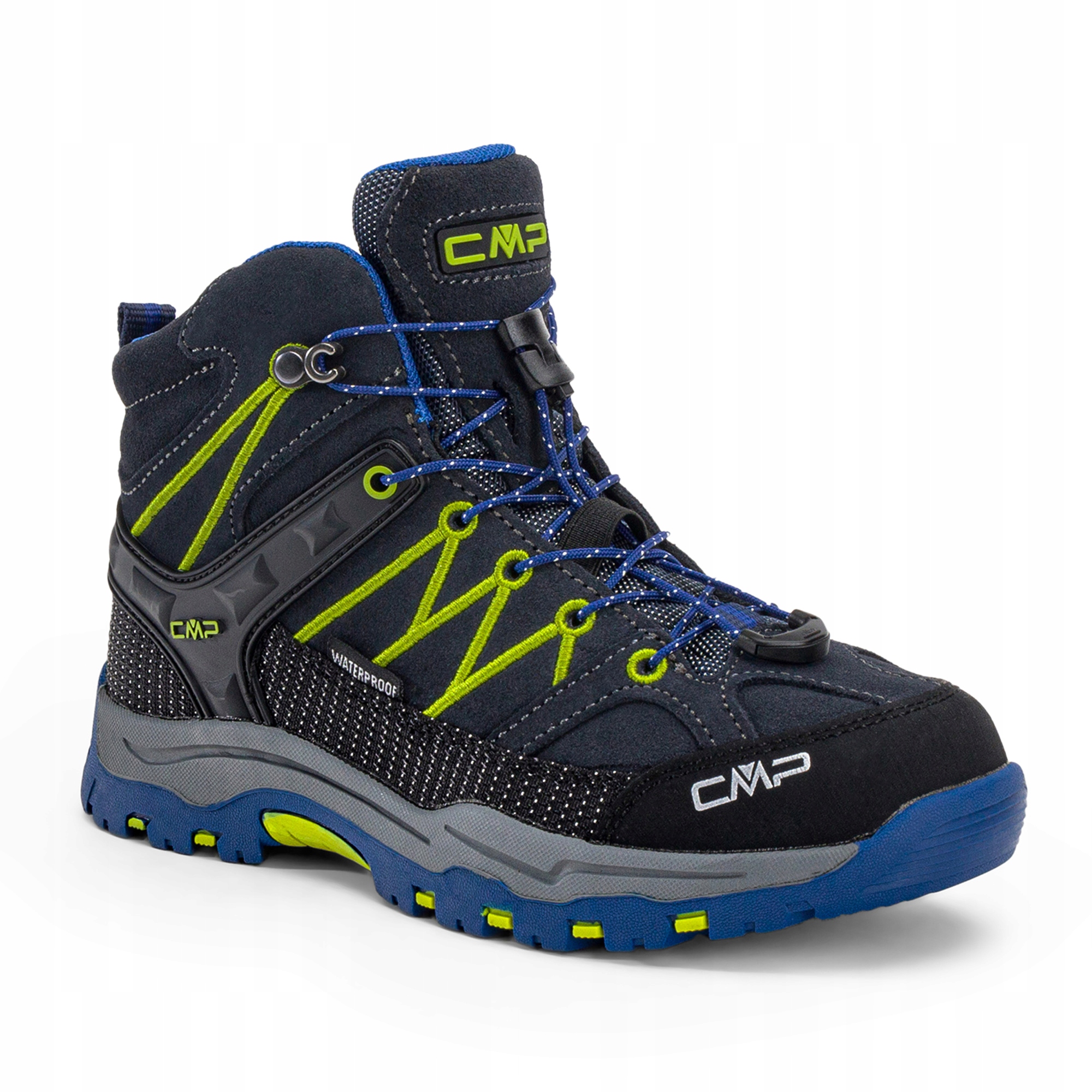 Buty trekkingowe dziecięce Cmp Rigel Mid Wp granatowe 3Q12944/38NL 34 Eu