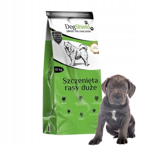 Dogshield Szczenięta Rasy Duże 10kg Sucha Karma dla szczeniąt dużych ras
