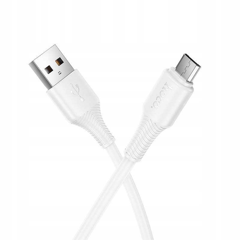 Kabel Usb A do Micro Usb Hoco 2,4A 1 m X120 biały