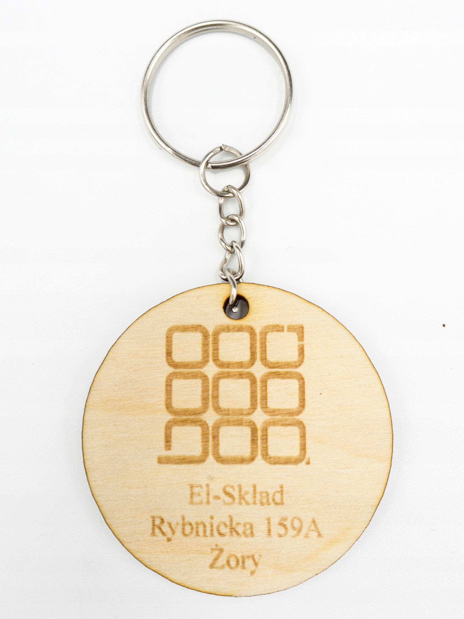 Brelok twoje LOGO Sklejka