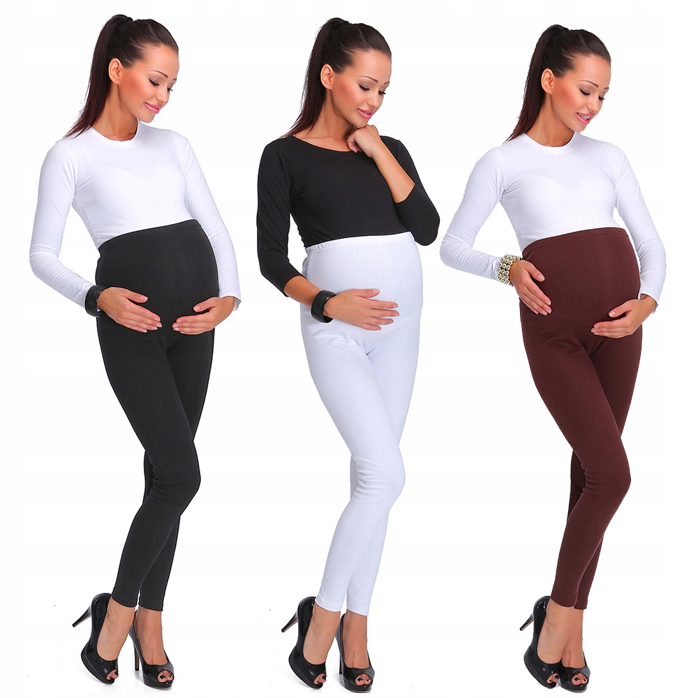 Sada 3 X Těhotenské Zateplené Legíny Zima PREG28