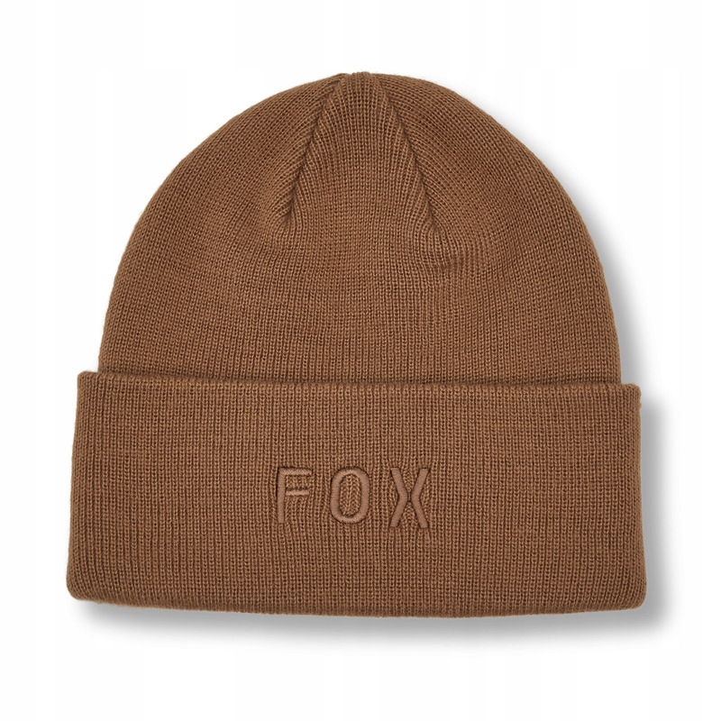 Čepice Fox Wordmark Beanie Walnut Os