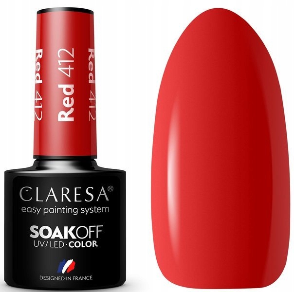 

Claresa Lakier Hybrydowy Red 412