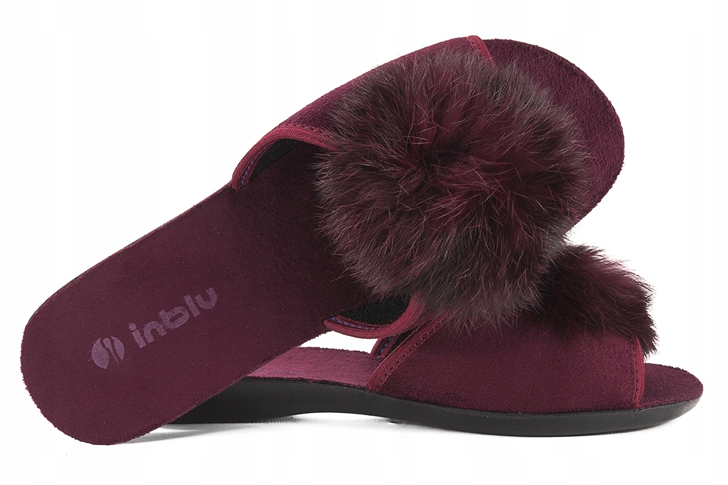 

Inblu NP-6V Domowe Kapcie Papcie Klapki pompon 37