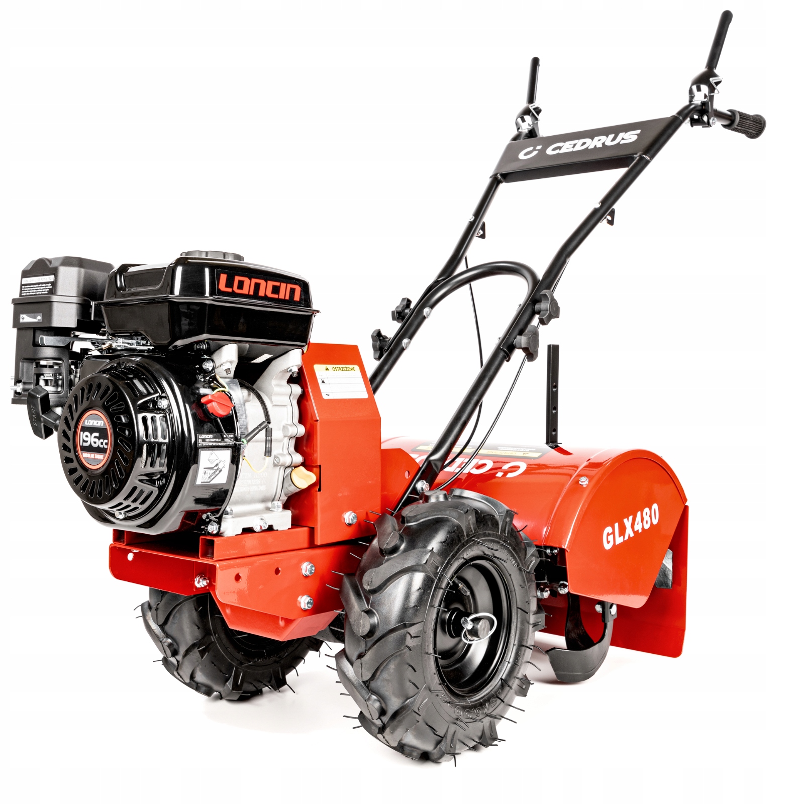 Glebogryzarka Spalinowa Cedrus GLX480 Loncin 48cm 6,5 Km Potężna Z Napędem