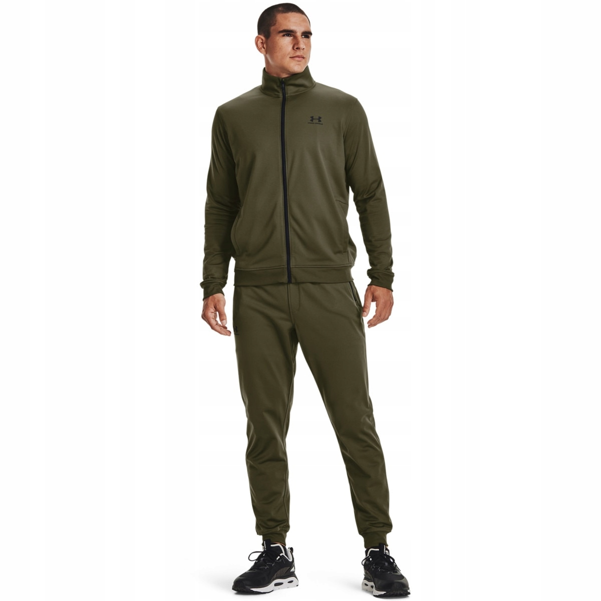 Męskie spodnie Under Armour Sportstyle Tricot Jogger Oliwkowy XL