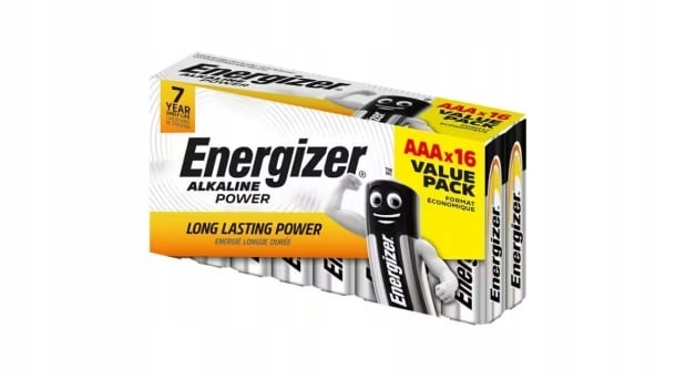 Щелочная батарея Energizer AAA (R3)16 шт.