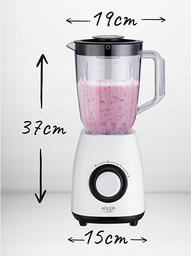 Blender Kielichowy Oryginalny do Koktajli Smoothie 1000W Adler AD 4085 1.5L