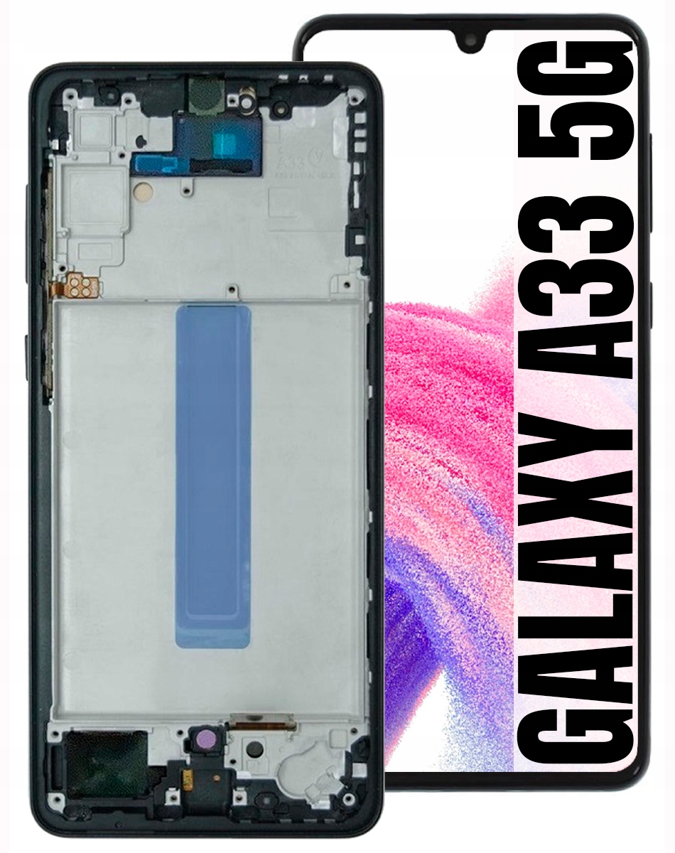 Displej Pro Samsung Galaxy A33 5G A336 Oled LCD Displej +rámeček